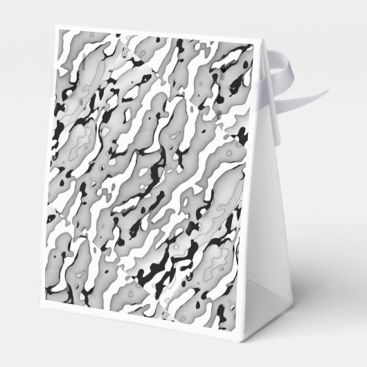 Cameo lang lichtgrijs ontwerp bedankdoosjes (Achterkant)