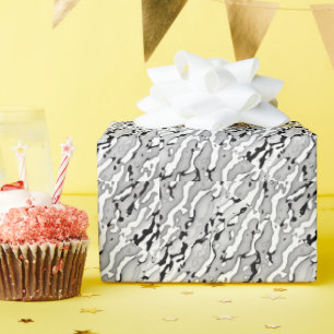 Cameo lang lichtgrijs ontwerp cadeaupapier