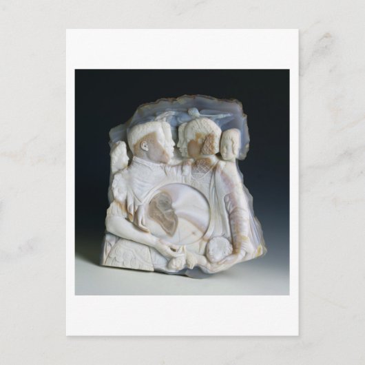 Cameo met Cosimo de Medici (1519-74) en zijn Briefkaart (Voorkant)