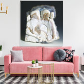 Cameo met Cosimo de Medici (1519-74) en zijn Canvas Afdruk (Insitu (Woonkamer))