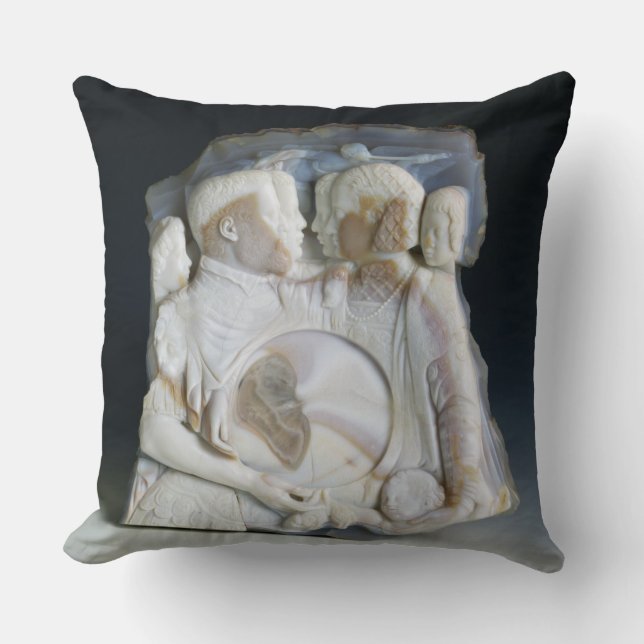 Cameo met Cosimo de Medici (1519-74) en zijn Kussen (Voorkant)