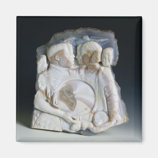 Cameo met Cosimo de Medici (1519-74) en zijn Magneet (Voorkant)