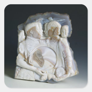 Cameo met Cosimo de Medici (1519-74) en zijn Vierkante Sticker