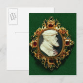 Cameo met het portret van Charles I van Spanje Briefkaart (Voorkant / Achterkant)