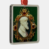 Cameo met het portret van Charles I van Spanje Metalen Ornament (Rechts)