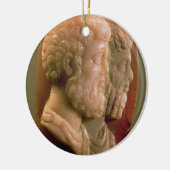 Cameo met Marcus Aurelius (121-180) en Luci Keramisch Ornament (Links)