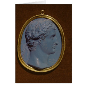 Cameo met profiel Tiberius