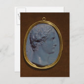 Cameo met profiel Tiberius Briefkaart (Voorkant / Achterkant)