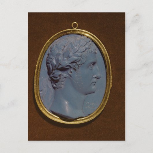 Cameo met profiel Tiberius Briefkaart (Voorkant)