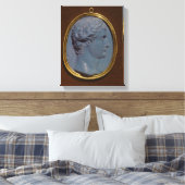 Cameo met profiel Tiberius Canvas Afdruk (Insitu (Slaapkamer))