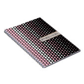 Cameo Pink en White Polka Dot Notitieboek (Rechterzijde)