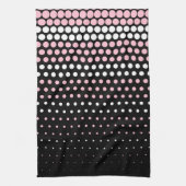 Cameo Pink en White Polka Dot Theedoek (Verticaal)