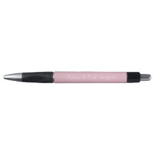 Cameo Pink Personalized Wedding Favors Pen