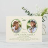 Cameo religieuze uitnodiging (Staand voorkant)