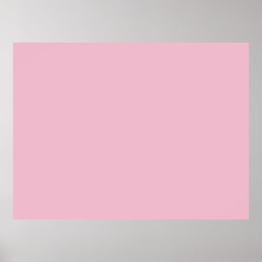Cameo roze (effen kleur) poster (Voorkant)