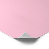 Cameo roze (effen kleur) poster (Hoek)