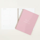 Cameo roze elegante aangepaste planner (Display)