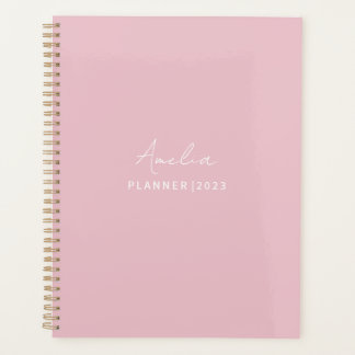 Cameo roze elegante aangepaste planner