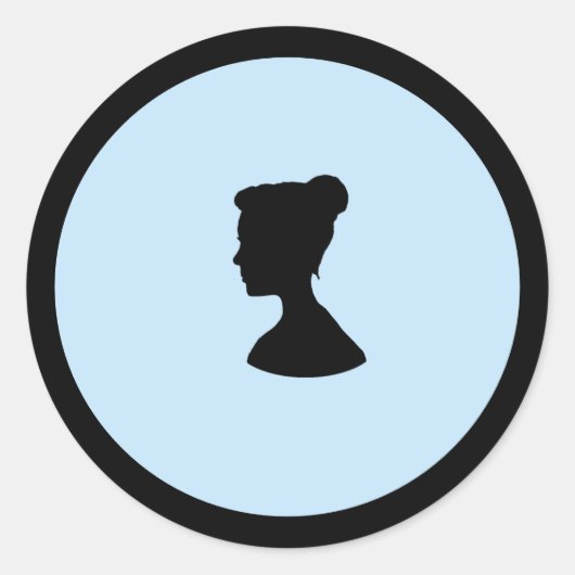 Cameo-sticker Ronde Sticker (Voorkant)