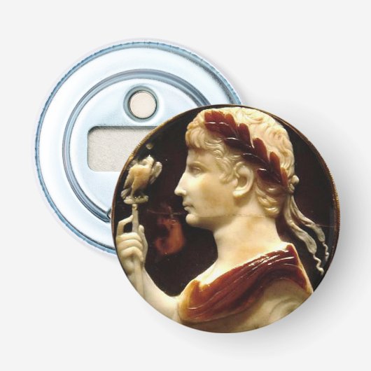 Cameo van Octavianus Augustus Lothariuskruis Oude  Button Flesopener (Voorkant)