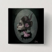 cameo vierkante button 5,1 cm (Voorkant)