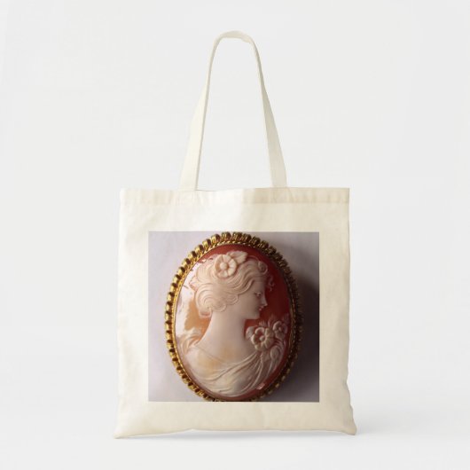 Cameo vrouwen silhouet Tote Bag (Voorkant)