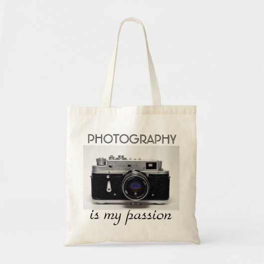  CAMERA 02 Fotografie is mijn passiezak Tote Bag (Voorkant)