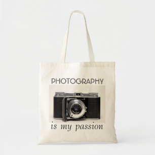 CAMERA 05 Fotografie is mijn passiezak Tote Bag