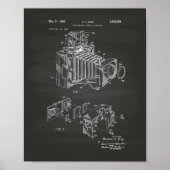  camera 1966 Patent Art - Chalkboard Poster (Voorkant)