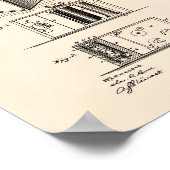 Camera 1988 Patent Art Old Peper Poster (Hoek)