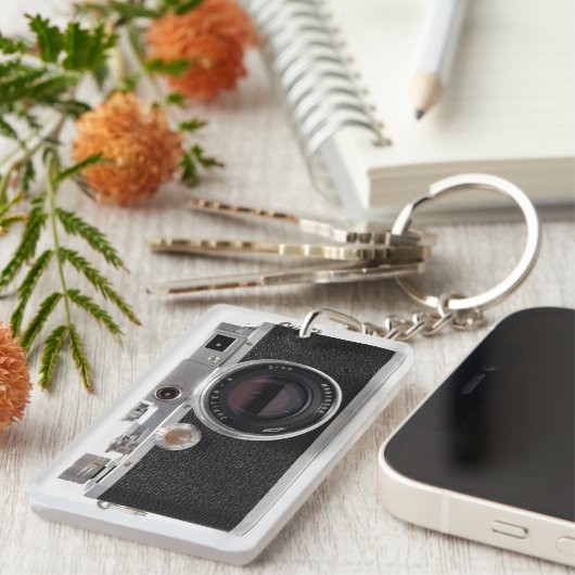  CAMERA 3 Japanse kopie van L-monogram AK Sleutelhanger (Voorkant Rechts)