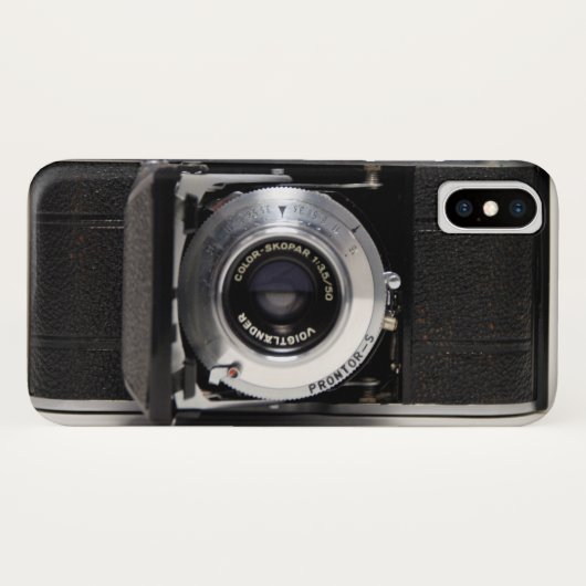  CAMERA 5 Duitse vouwcamera Case-Mate iPhone Case (Achterkant (horizontaal))