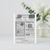 Camera-advertenties Briefkaart (Staand voorkant)