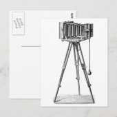 camera - Antiek camera's Fotografie zwart Briefkaart (Voorkant / Achterkant)