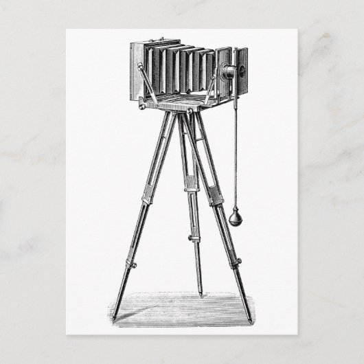  camera - Antiek camera's Fotografie zwart Briefkaart (Voorkant)
