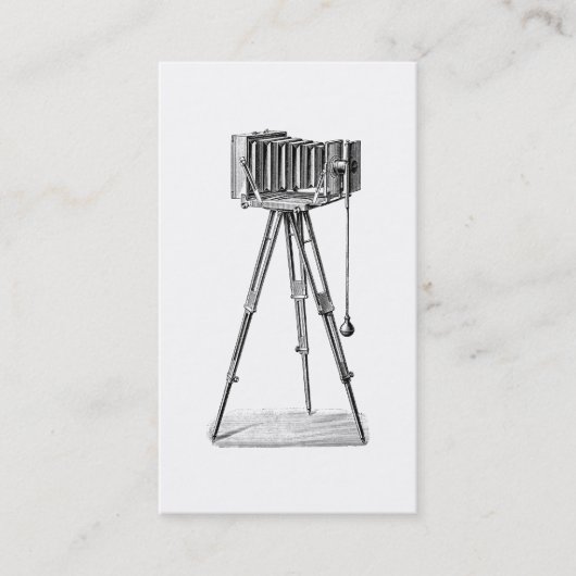  camera - Antiek camera's Fotografie zwart Visitekaartje (Voorkant)