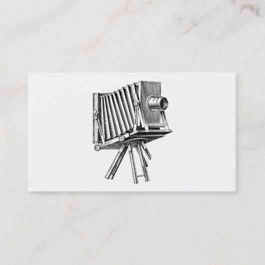 camera - Antiek camera's Fotografie zwart Visitekaartje (Voorkant)