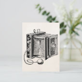  camera - Antiek fotografie Briefkaart (Staand voorkant)