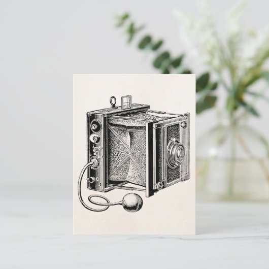  camera - Antiek fotografie Briefkaart (Staand voorkant)