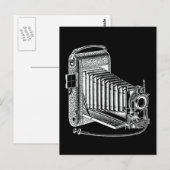  camera - Antiek fotografie - Retro Briefkaart (Voorkant / Achterkant)