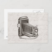  camera - Antiek fotografie - Retro Briefkaart (Voorkant / Achterkant)