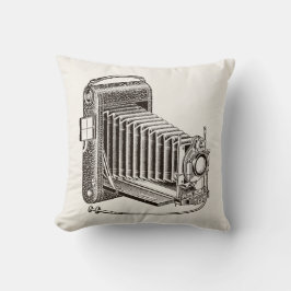  camera - Antiek fotografie - Retro Kussen