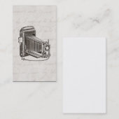  camera - Antiek fotografie - Retro Visitekaartje (Voorkant / Achterkant)