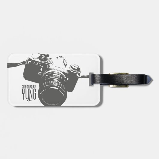  camera bagagelabel (Achterkant horizontaal)