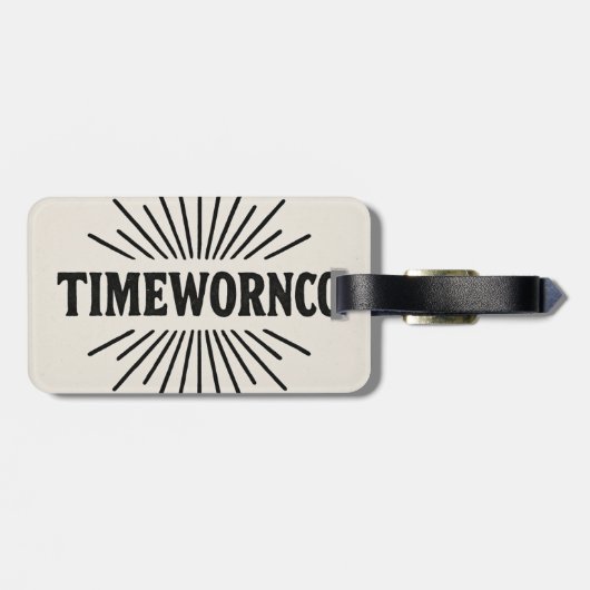  Camera Bagagelabel – Retro Fotografie Tra (Achterkant horizontaal)