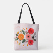 Camera & Blooms Tas (Achterkant)