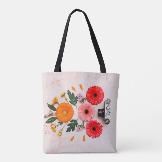 Camera & Blooms Tas (Achterkant)