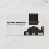 Camera body en lens visitekaartje (Voorkant)