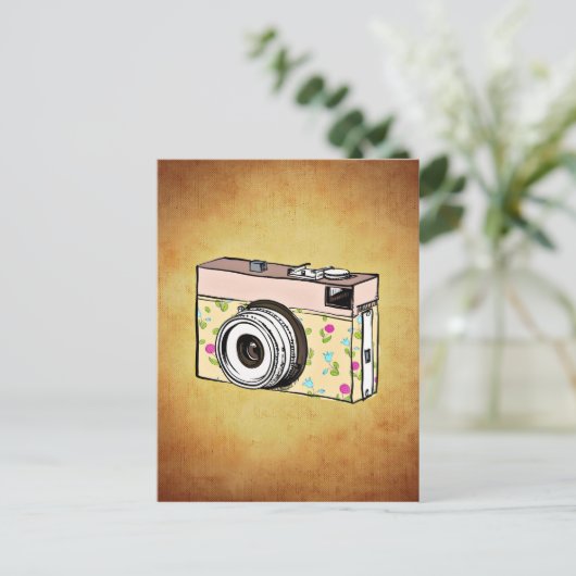 camera briefkaart (Staand voorkant)