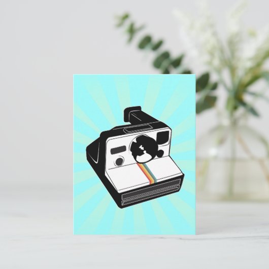  camera briefkaart (Staand voorkant)